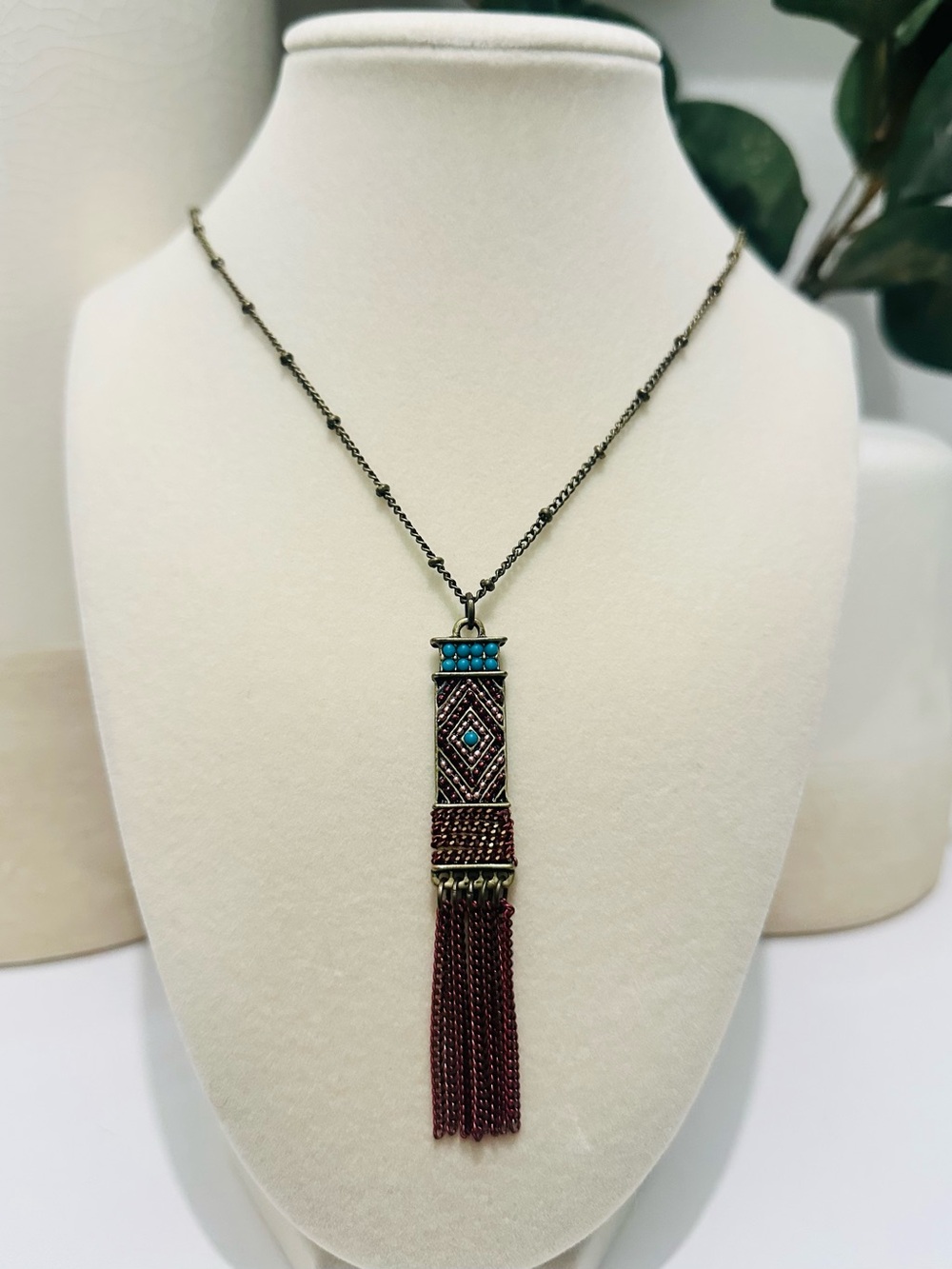 Plunder Design Vera Louise Tassel Necklace Boho